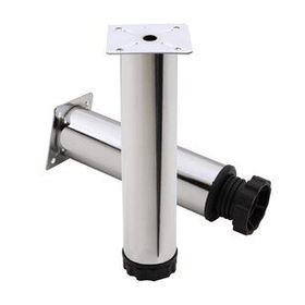 Badem10 Mobilya Kanepe Baza Koltuk Destek Ayağı Ayarlanabilir 20 cm Krom Metal Ayak