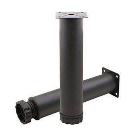 Badem10 Mobilya Kanepe Baza Koltuk Destek Ayağı Ayarlanabilir 20 cm Siyah Metal Ayak