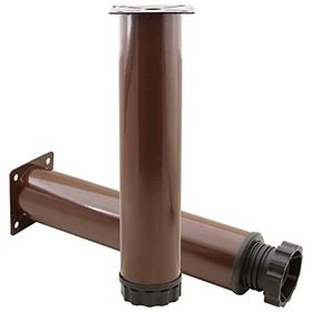 Badem10 Mobilya Kanepe Baza Koltuk Destek Ayağı Ayarlanabilir 25 cm Kahverengi Metal Ayak