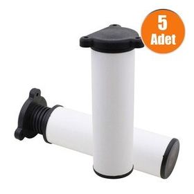 Badem10 Mobilya Kanepe Baza Koltuk Orta Destek Ayağı Ayarlanabilir 15 cm 5 Adet Beyaz Metal Ayak