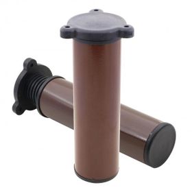 Badem10 Mobilya Kanepe Baza Koltuk Orta Destek Ayağı Ayarlanabilir 15 cm Kahverengi Metal Ayak