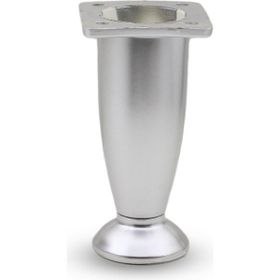 Badem10 Mobilya Kanepe Baza Sehpa Tezgah Ayarlanabilir 10 cm Mat Krom Ayak