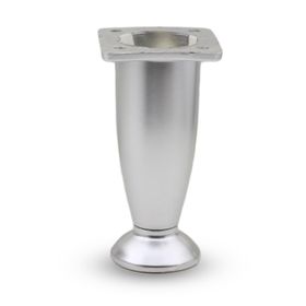 Badem10 Mobilya Kanepe Baza Sehpa Tezgah Ayarlanabilir 10 cm Mat Krom Ayak