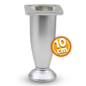 Badem10 Mobilya Kanepe Baza Sehpa Tezgah Ayarlanabilir 10 cm Mat Krom Ayak