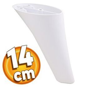 Badem10 Mobilya Kanepe Koltuk Sehpa Ünite Ayağı 14 cm Beyaz Baza Ayak
