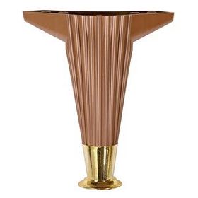Badem10 Mobilya Kanepe Koltuk Ünite 15 cm Kahve Gold Baza Ayak