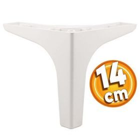 Badem10 Mobilya Koltuk Kanepe Sehpa Puf Ünite 14 cm Beyaz Baza Ayak
