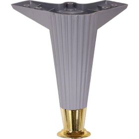 Badem10 Mobilya Koltuk Kanepe Sehpa Puf Ünite 17 cm Antrasit Gold Baza Ayak