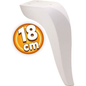Badem10 Mobilya Koltuk Kanepe Sehpa Puf Ünite 18 cm Beyaz Baza Ayak