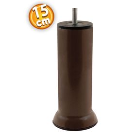 Badem10 Mobilya M8 Civata Kahverengi Metal 15 cm Metal Kanepe Baza Koltuk Destek Ayağı