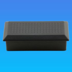 Badem10 Monte Düğme Çekmece Dolap Kapak Plastik Mat Siyah 32 mm Kulp