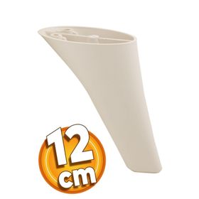 Badem10 Napoli Lüks 12 cm Krem Baza Mobilya Kanepe Sehpa TV Ünitesi Koltuk Ayağı