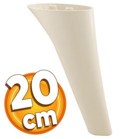 Badem10 Napoli Lüks 20 cm Krem Baza Mobilya Kanepe Sehpa TV Ünitesi Koltuk Ayağı