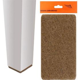 Badem10 Nobel Masa Sandalye Parke Zemin Koruyucu Yapışkanlı Dikdörtgen 240x120 mm Keçe