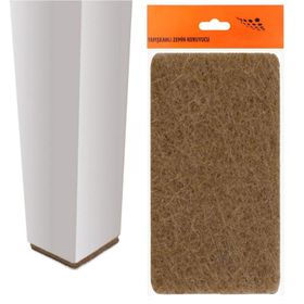 Badem10 Nobel Masa Sandalye Parke Zemin Koruyucu Yapışkanlı Dikdörtgen 240x120 mm Keçe