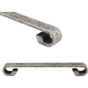 Badem10 Nobel Mobilya Antik Gümüş Metal 128 mm Dolap Kapak Çekmece Kulbu