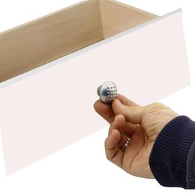 Badem10 Noktalı Mantar Düğme Çekmece Dolap Kapak Krom 10 Adet Kulp