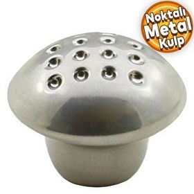 Badem10 Noktalı Mantar Düğme Çekmece Dolap Kapak Krom Metal Kulp