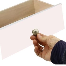 Badem10 Noktalı Mantar Düğme Çekmece Dolap Kapak Saten 10 Adet Kulp