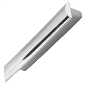 Badem10 Notre Çekmece Dolap Kapak Plastik Krom 96 mm Kulp