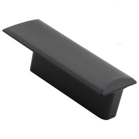 Badem10 Notre Düğme Çekmece Dolap Kapak Plastik Siyah 32 mm Kulp
