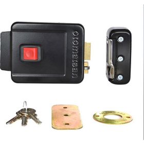 Badem10 Otomatsan 52 mm Anahtarlı Demir Kapı Otomatı Kısa Barelli Trajlı Kilit