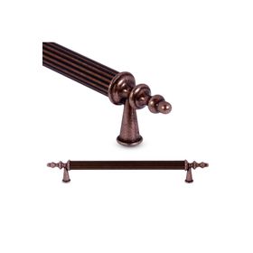 Badem10 Ovacık 128 mm Antik Bakır Metal Çekmece Dolap Kapak Kulbu