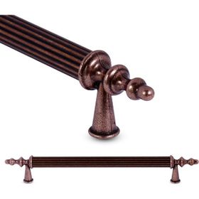 Badem10 Ovacık 128 mm Antik Bakır Metal Çekmece Dolap Kapak Kulbu