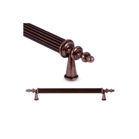 Badem10 Ovacık 128 mm Antik Bakır Metal Çekmece Dolap Kapak Kulbu