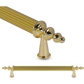 Badem10 Ovacık 192 mm Gold Metal Çekmece Dolap Kapak Kulbu