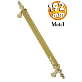 Badem10 Ovacık 192 mm Gold Metal Çekmece Dolap Kapak Kulbu