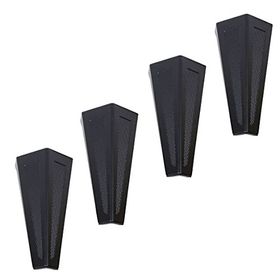 Badem10 Ovit 14 cm Siyah 4 Adet Metal Koltuk Baza Sehpa Masa Ayağı
