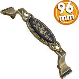 Badem10 Palmira Mutfak Dolabı Çekmece Dolap Kapak Antik Sarı 96 mm Metal Kulp