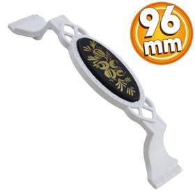 Badem10 Palmira Mutfak Dolabı Çekmece Dolap Kapak Beyaz 96 mm Metal Kulp