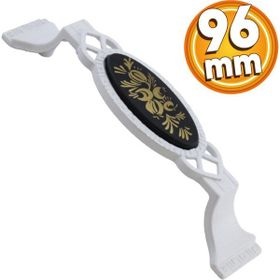 Badem10 Palmira Mutfak Dolabı Çekmece Dolap Kapak Beyaz 96 mm Metal Kulp