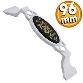 Badem10 Palmira Mutfak Dolabı Çekmece Dolap Kapak Beyaz 96 mm Metal Kulp