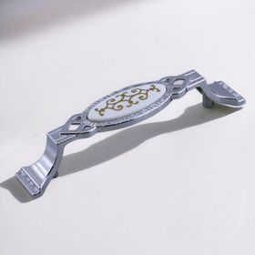 Badem10 Palmira Mutfak Dolabı Çekmece Dolap Kapak Krom Renk 96 mm Metal Kulp