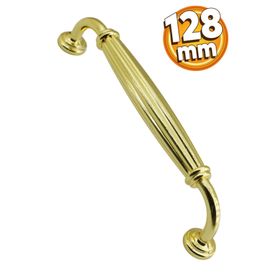 Badem10 Parga Mutfak Dolabı Çekmece Dolap Kapak Altın 128 mm Metal Kulp