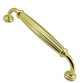 Badem10 Parga Mutfak Dolabı Çekmece Dolap Kapak Altın 128 mm Metal Kulp