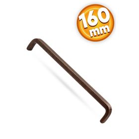 Badem10 Paris Çekmece Dolap Kapak 160 mm Antik Bakır Metal Kulp