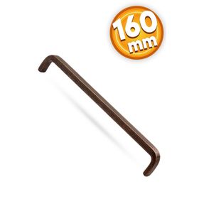 Badem10 Paris Çekmece Dolap Kapak 160 mm Antik Bakır Metal Kulp
