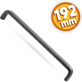 Badem10 Paris Çekmece Dolap Kapak 192 mm Antik Gümüş Metal Kulp