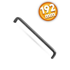 Badem10 Paris Çekmece Dolap Kapak 192 mm Antik Gümüş Metal Kulp