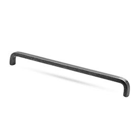 Badem10 Paris Çekmece Dolap Kapak 224 mm Antik Gümüş Metal Kulp
