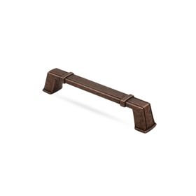 Badem10 Passage 128 mm Antik Bakır Metal Çekmece Dolap Kapak Kulbu