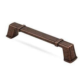 Badem10 Passage 128 mm Antik Bakır Metal Çekmece Dolap Kapak Kulbu