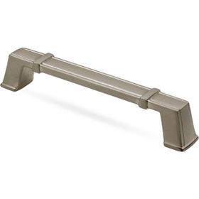 Badem10 Passage 128 mm İnox Metal Çekmece Dolap Kapak Kulbu