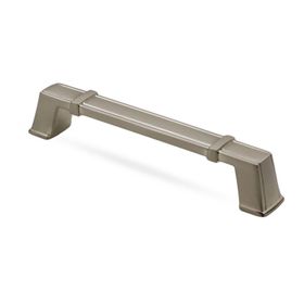 Badem10 Passage 128 mm İnox Metal Çekmece Dolap Kapak Kulbu