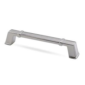 Badem10 Passage 128 mm Parlak Krom Metal Çekmece Dolap Kapak Kulbu
