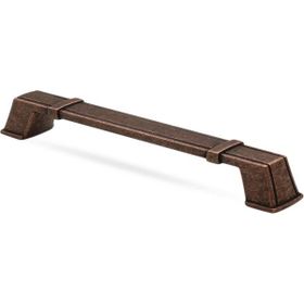 Badem10 Passage 192 mm Antik Bakır Metal Çekmece Dolap Kapak Kulbu